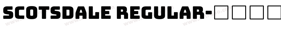 Scotsdale Regular字体转换